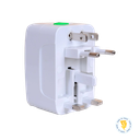 ADAPTADOR DE ENCHUFE VIAJERO UNIVERSAL BLANCO NIG-20 YC NAGASHI
