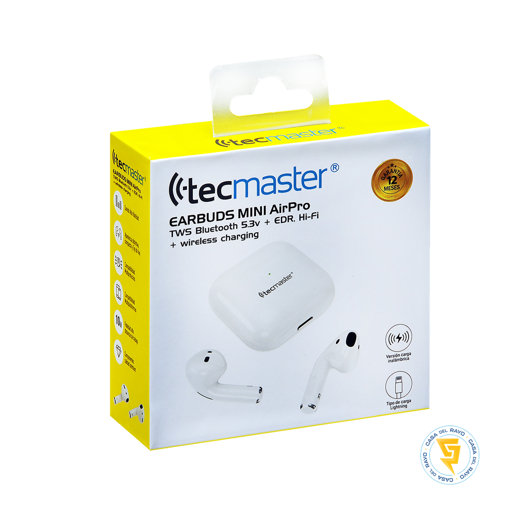 TECMASTER EARBUDS MINI TWS BLUETOOTH 5.3V HI-FI