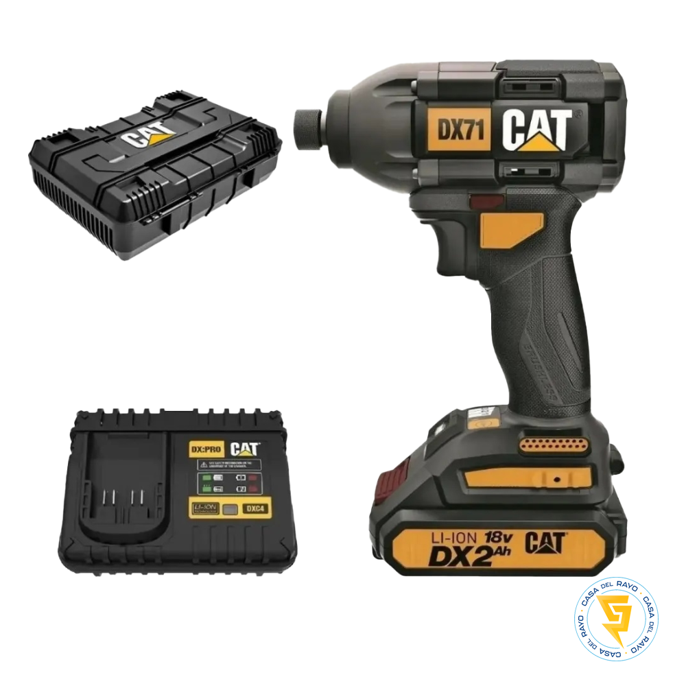 ATORNILLADOR DE IMPACTO INALAMBRICO 3 VEL. 18V CAT