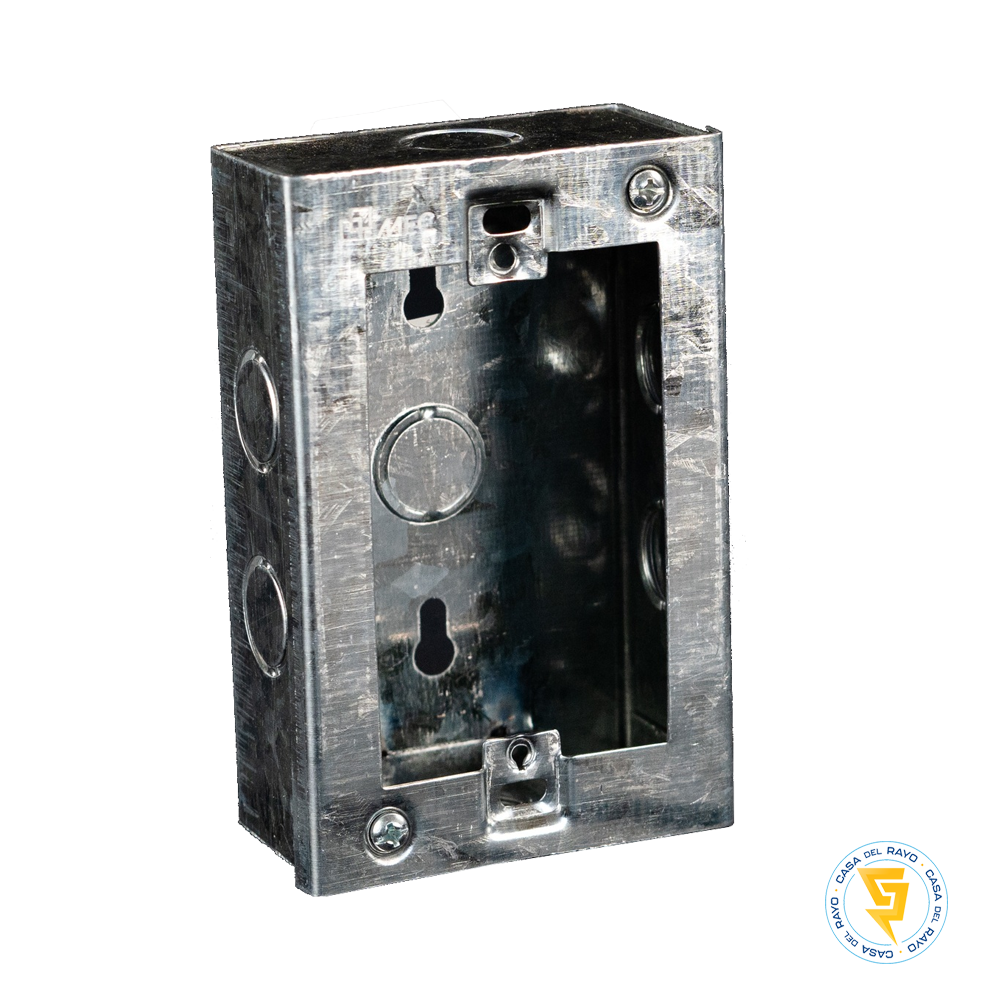 CAJA CHUQUI METALICA GALVANIZADA MEC