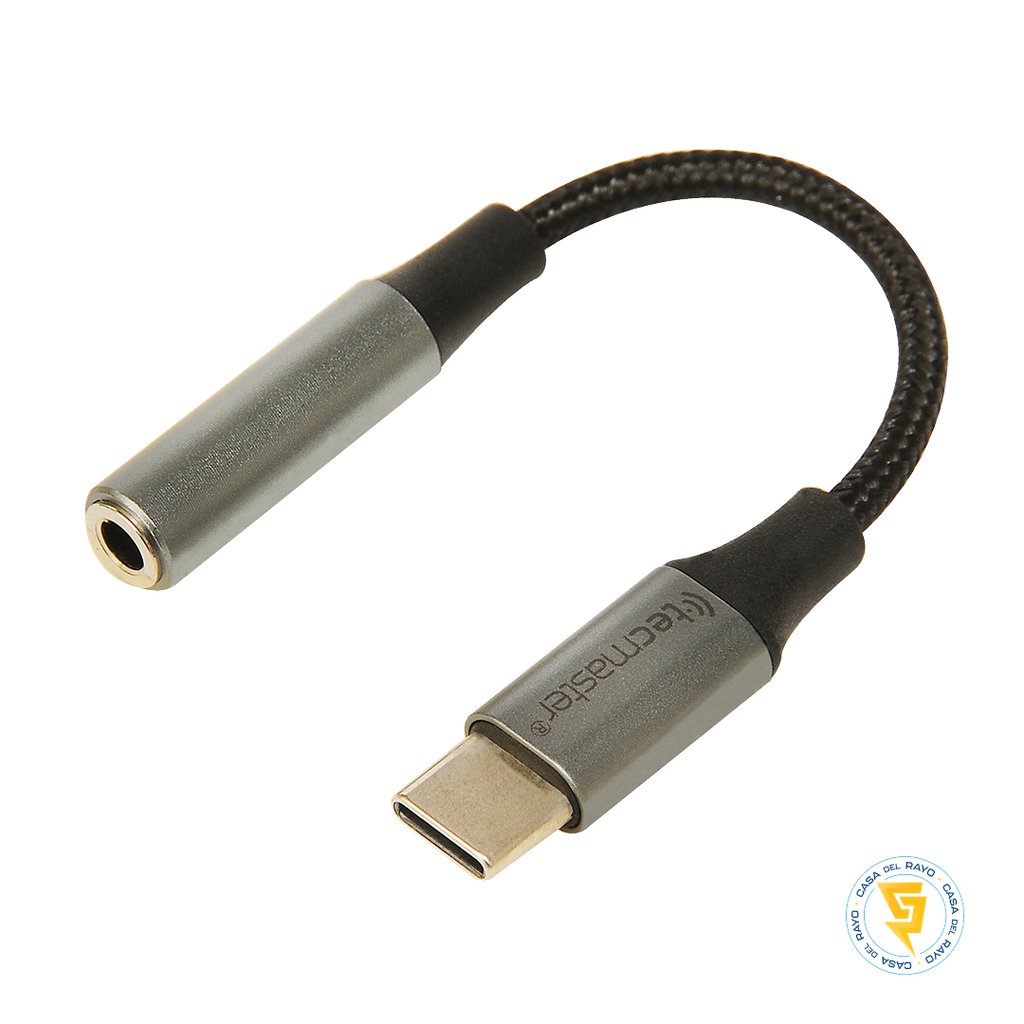 ADAPTADOR USB-C A CONECTOR AUXILIAR TECMASTER