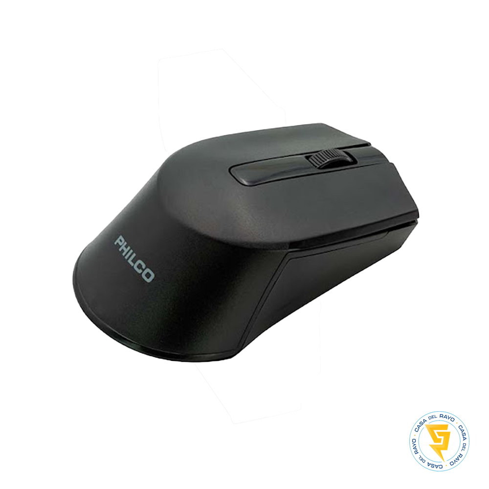 MOUSE INALAMBRICO NEGRO PHILCO