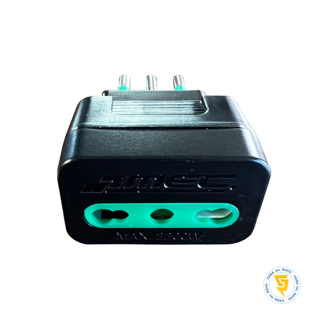 ADAPTADOR DE ENCHUFE 16A a 10A 2.200W MEC