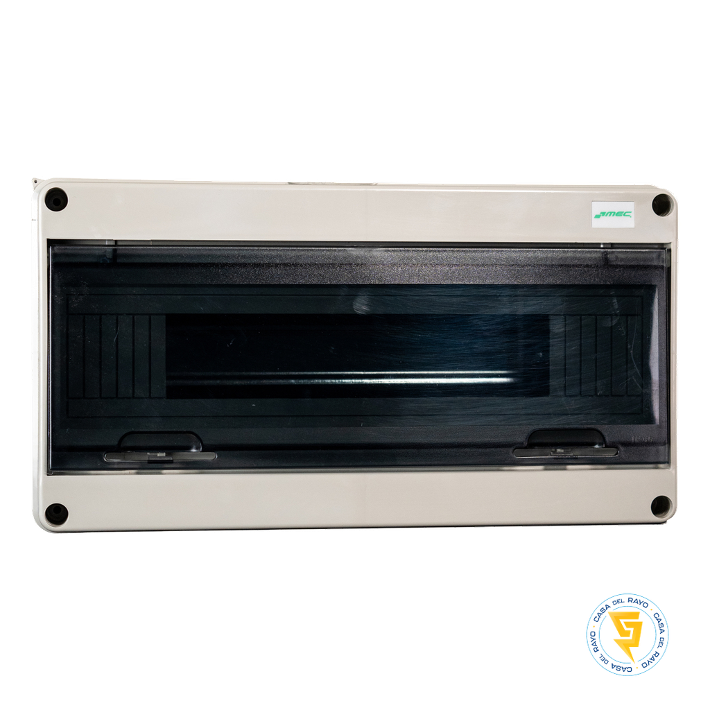 TABLERO SOBREPUESTO ESTANCO EXTERIOR IP65 12 POSICIONES MEC