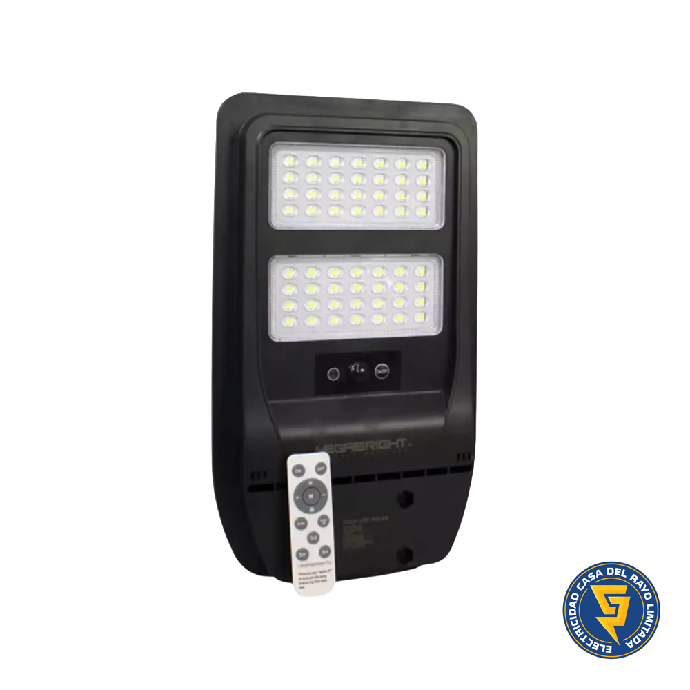 LUMINARIA LED SOLAR BRISA 100W + SOPORTE METALICO MEGABRIGHT