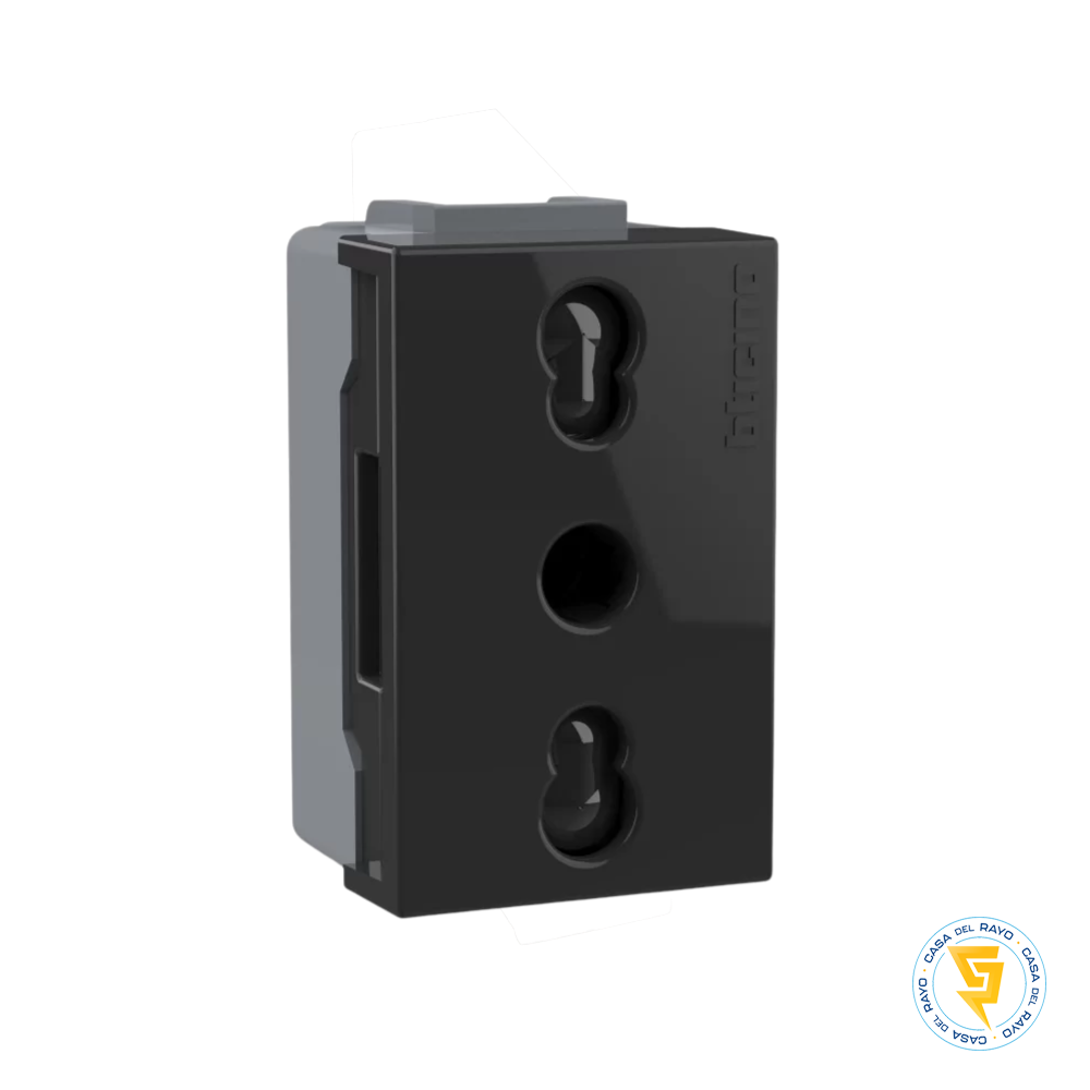 NOBILE MODULO ENCHUFE 10/16A ANTRACITA 2P+T