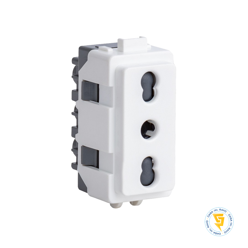 MODULO ENCHUFE 2P+T 10/16A GENESIS BLANCO SCHNEIDER ELECTRIC