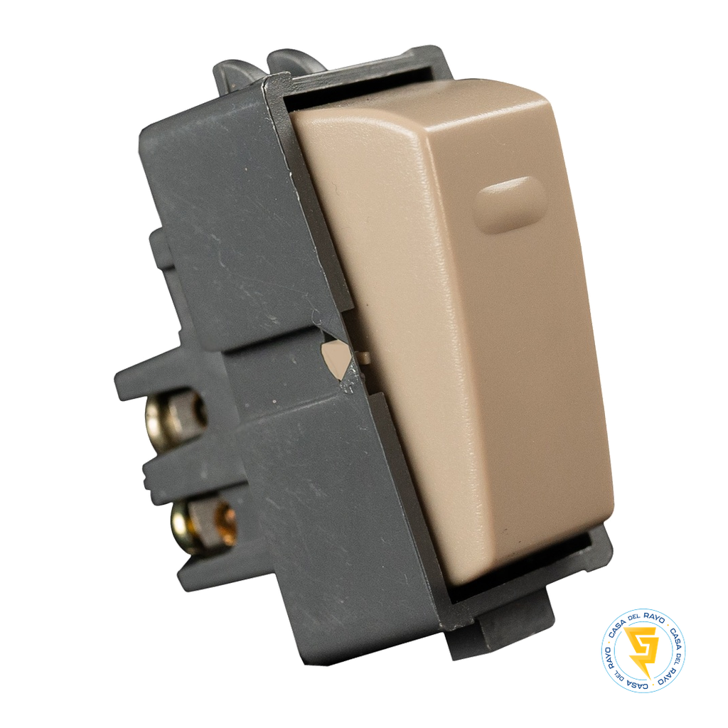 MODULO INTERRUPTOR PULSADOR NA ARIS BEIGE MEC