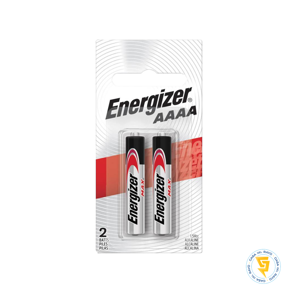 PACK 2 PILAS ALCALINAS AAAA ENERGIZER