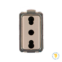 MODULO ENCHUFE 2P+T 10/16A MAGIC BTICINO