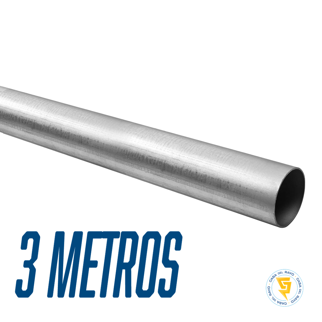 TUBO METALICO RIGIDO EMT 25MM X 3 MTS (1")