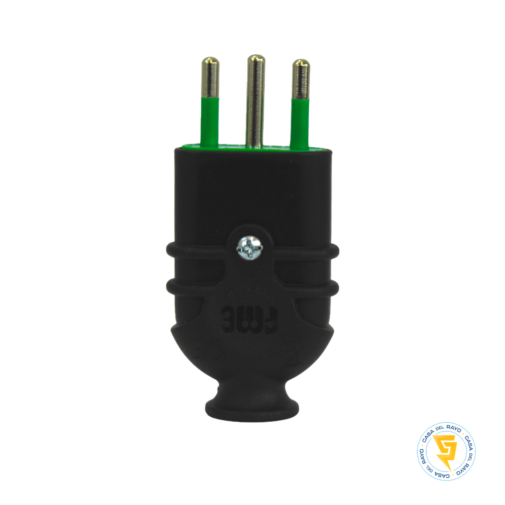 ENCHUFE MACHO VOLANTE  2P+T 10A FANTON