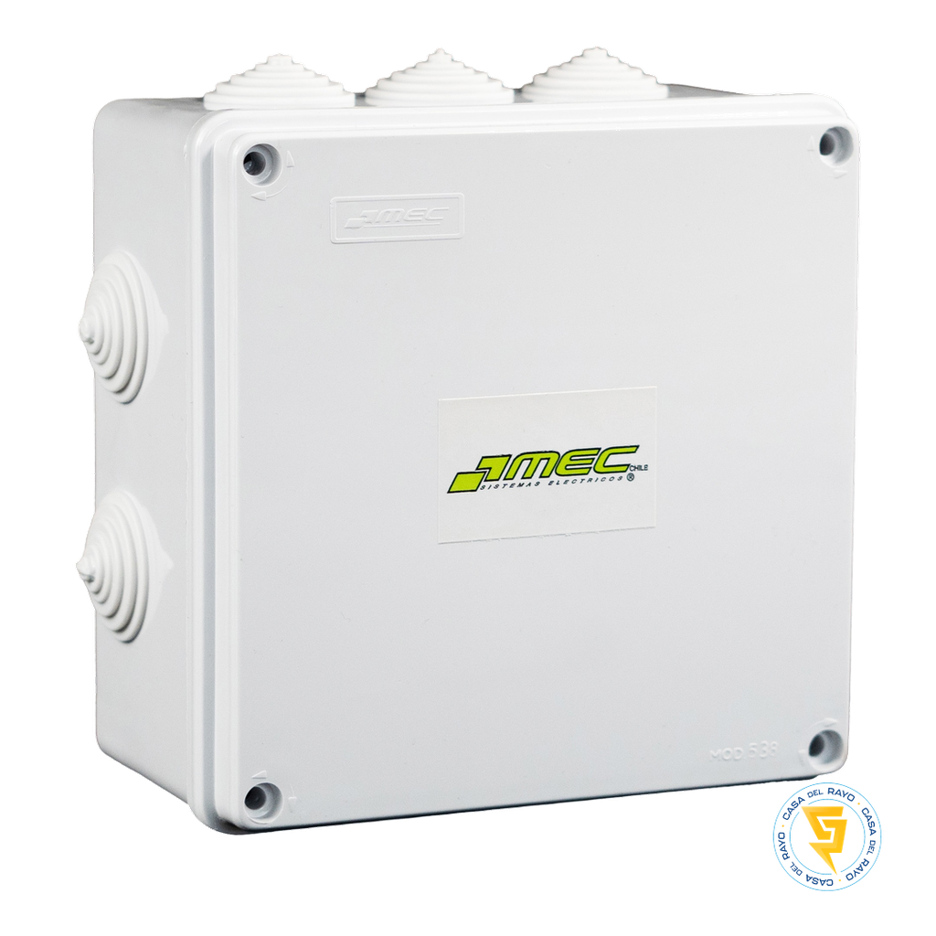 CAJA ESTANCA CUADRADA CON CONOS 150X150MM IP54 LH MEC