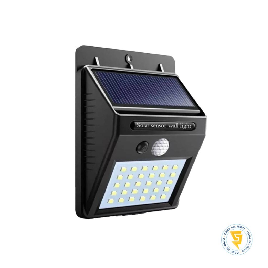 APLIQUE SOLAR CON SENSOR DE MOVIMIENTO 3W 6.000K MEGABRIGHT IP65