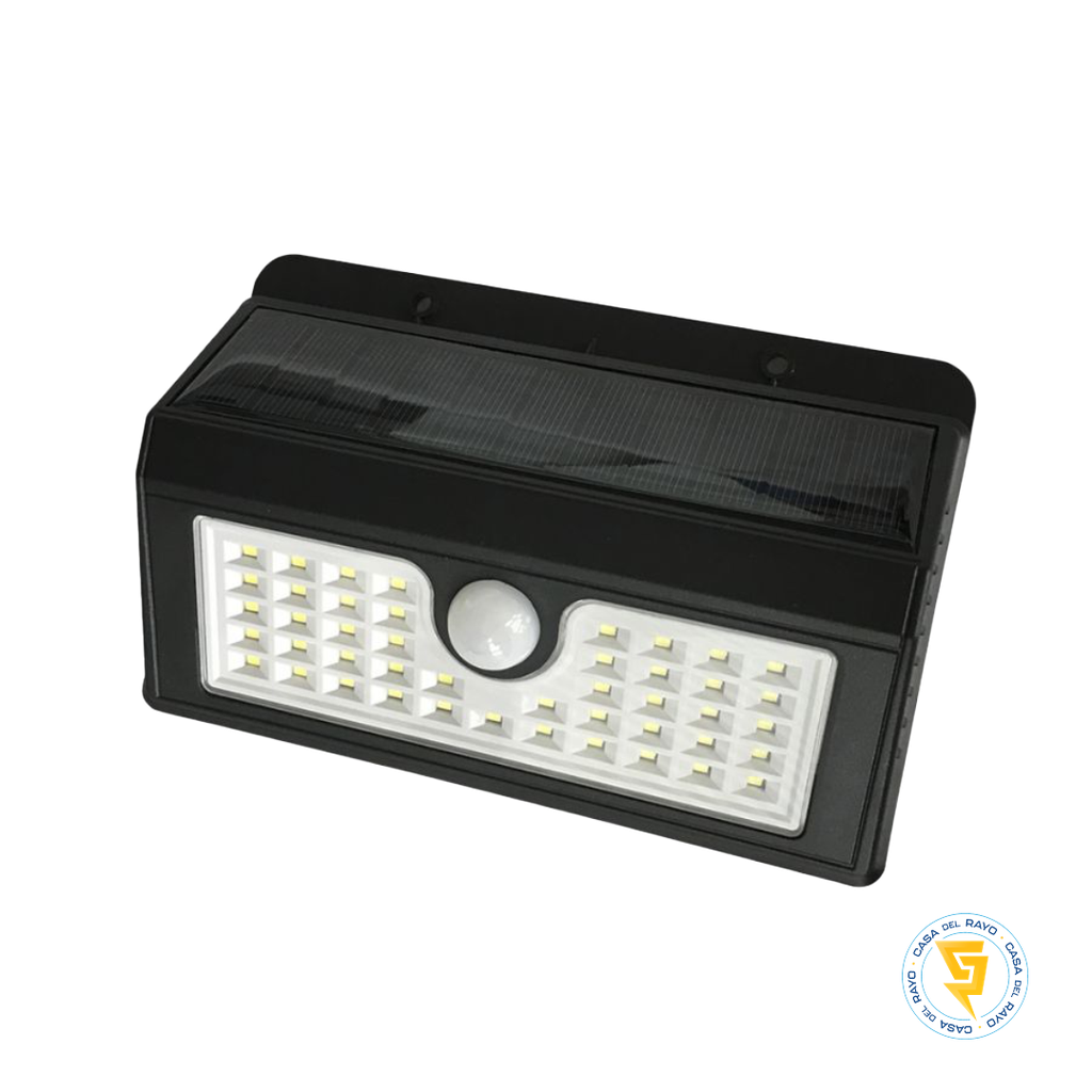 APLIQUE SOLAR CON SENSOR DE MOVIMIENTO 4W 6.000K MEGABRIGHT IP65