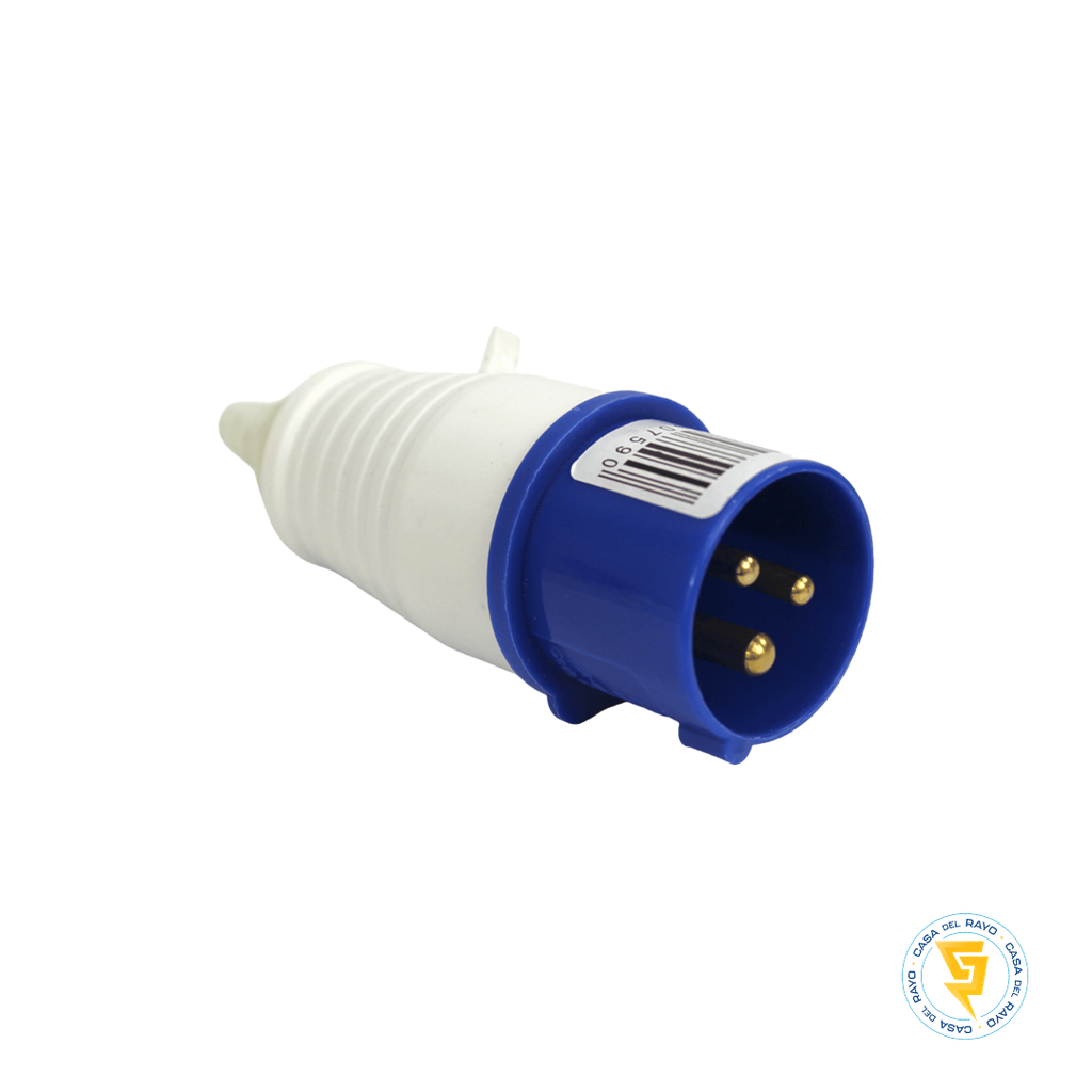 MACHO VOLANTE INDUSTRIAL 2P+T 16A I44 LEXO