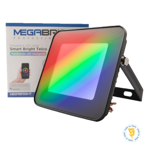 [4060020] PROYECTOR LED IP65 SMART BRIGHT 20W RGB TELCO MEGABRIGHT