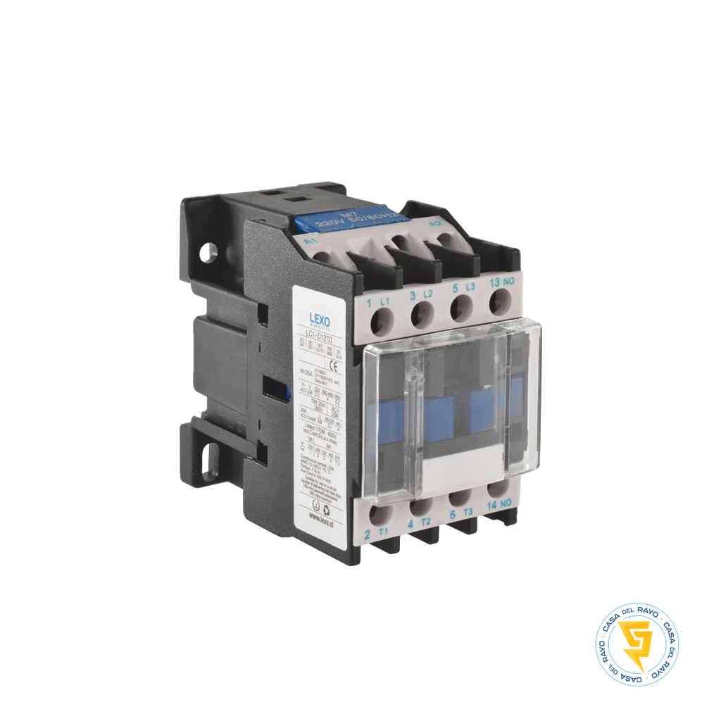 CONTACTOR D1210 12A/220V 1NO LEXO