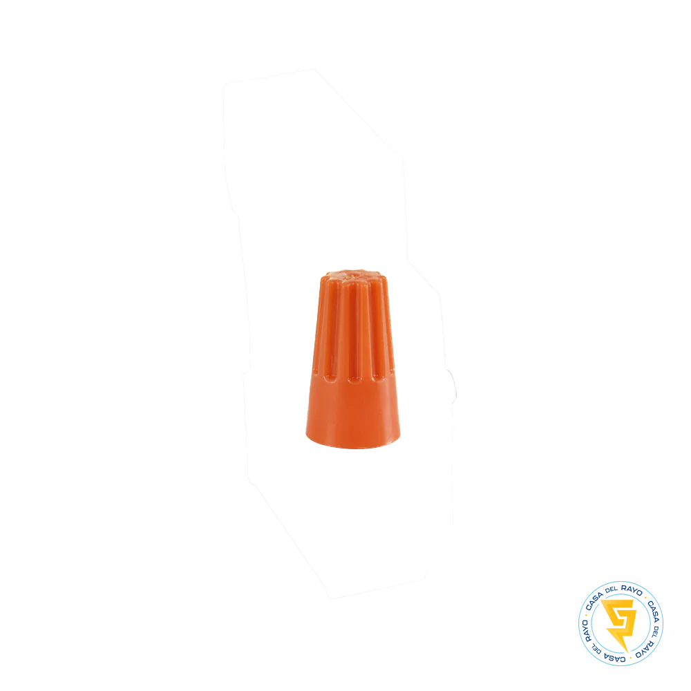 BOLSA CONECTOR CONICO E-33 NARANJO - 10 UNIDADES LEXO