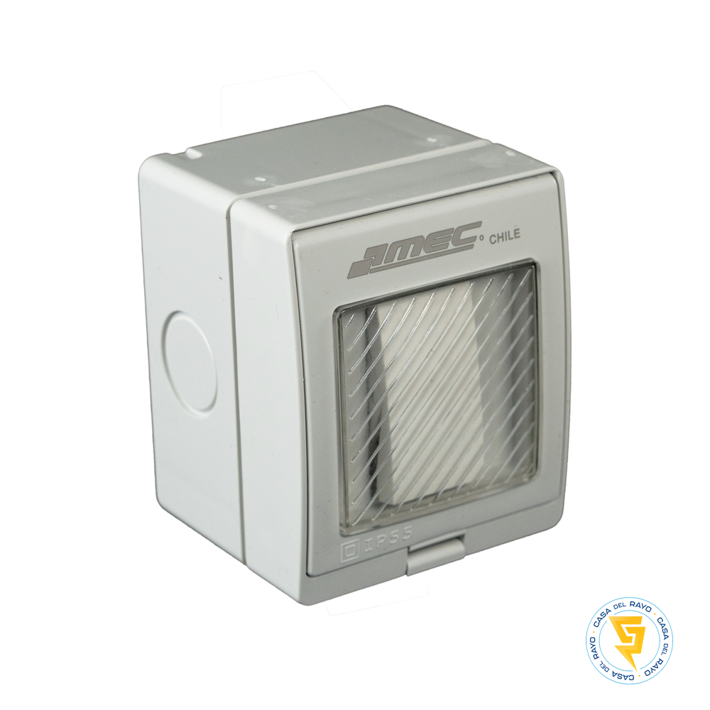 INTERRUPTOR SENCILLO 9/12 HIDROBOX SOBREPUESTO MEC