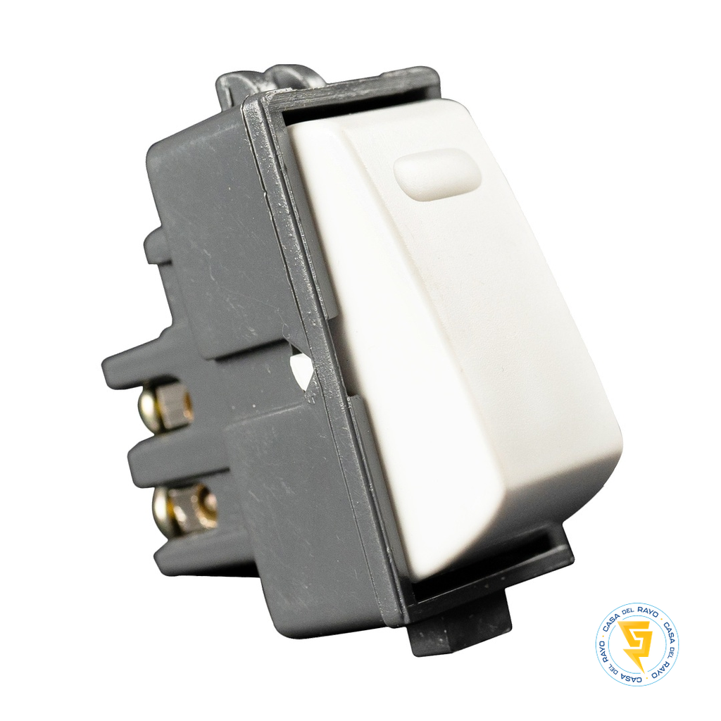 MODULO INTERRUPTOR PULSADOR NA ARIS BLANCO MEC
