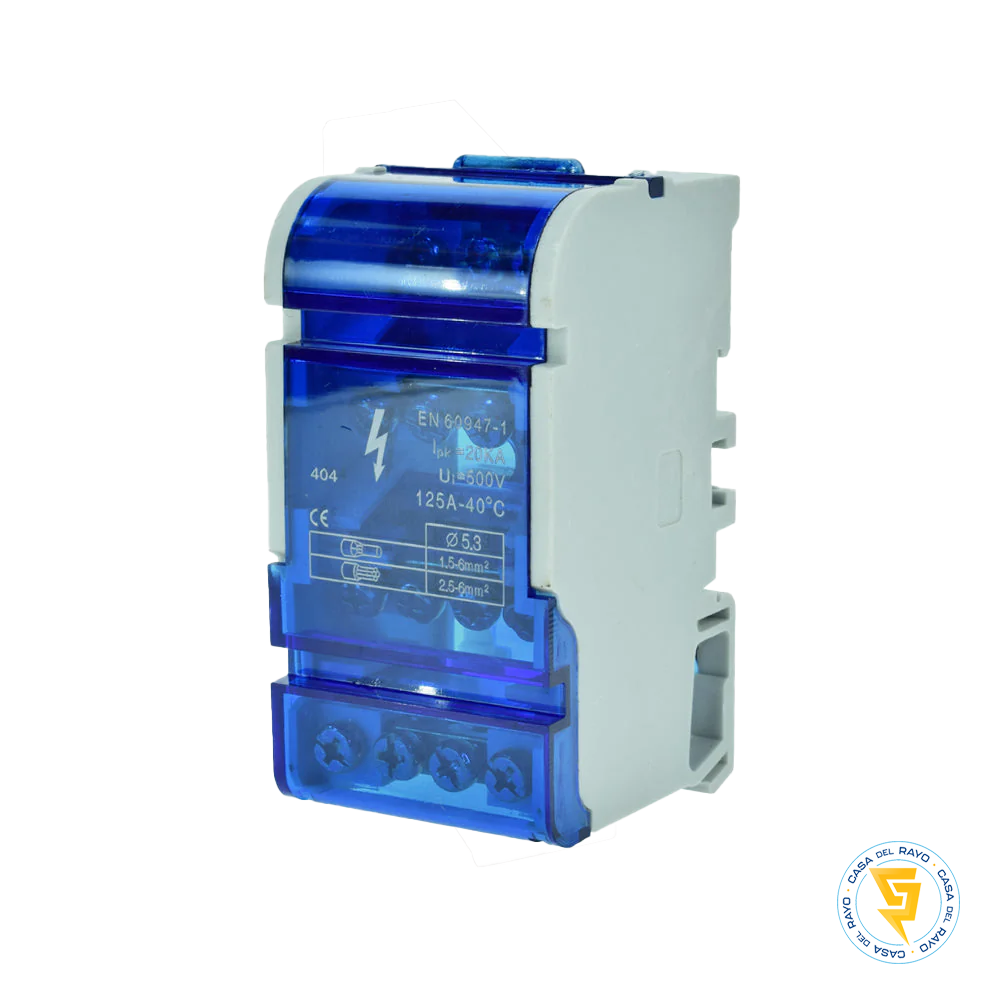 BARRA REPARTIDORA TETRAPOLAR 4X4 125A LEXO