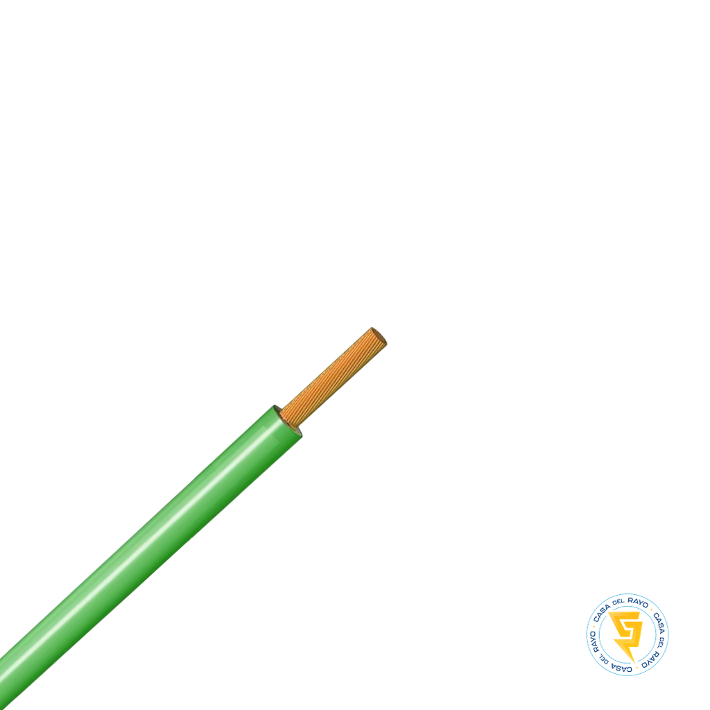 CABLE EVA 6MM VERDE LIBRE DE HALOGENO
