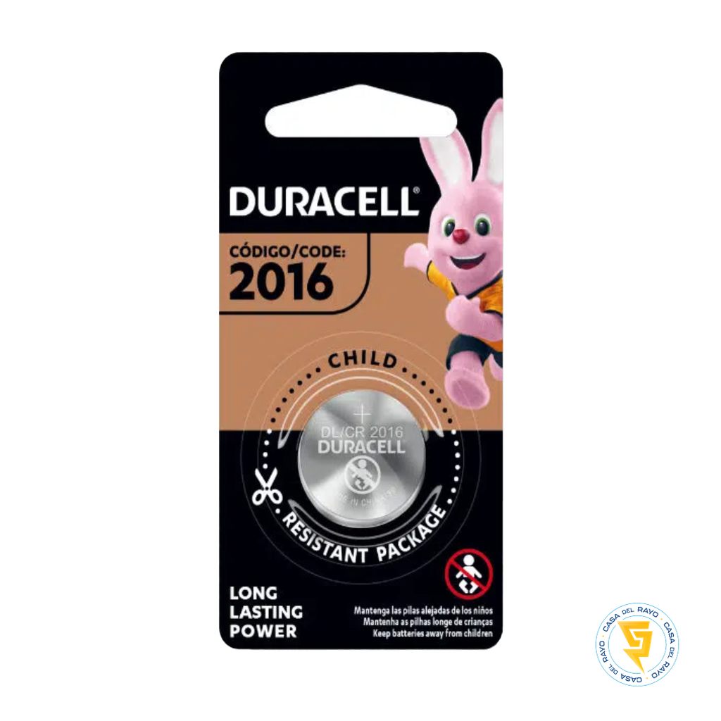 PILA LITIO DURACELL DL/CR2016