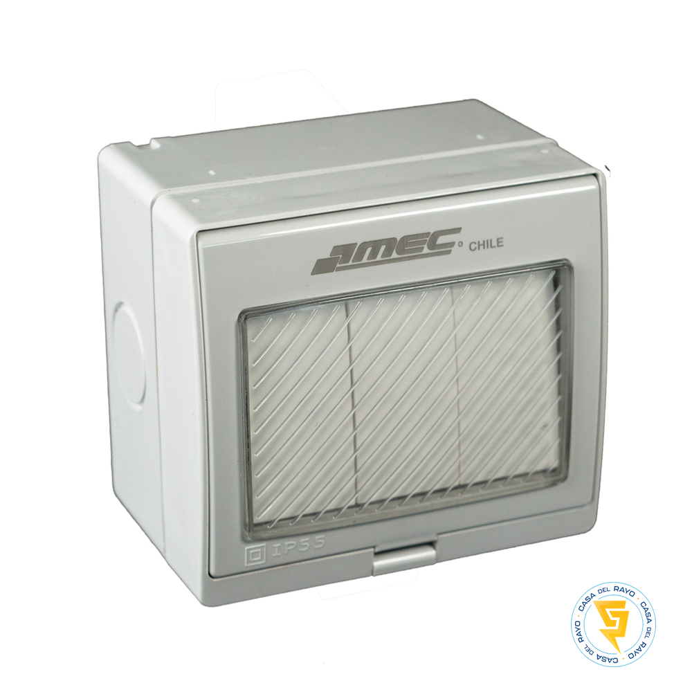 INTERRUPTOR TRIPLE 9/32 MEC HIDROBOX SOBREPUESTO