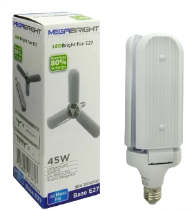 AMPOLLETA LEDBRIGHT FAN 45W E27 6.500K MEGABRIGHT