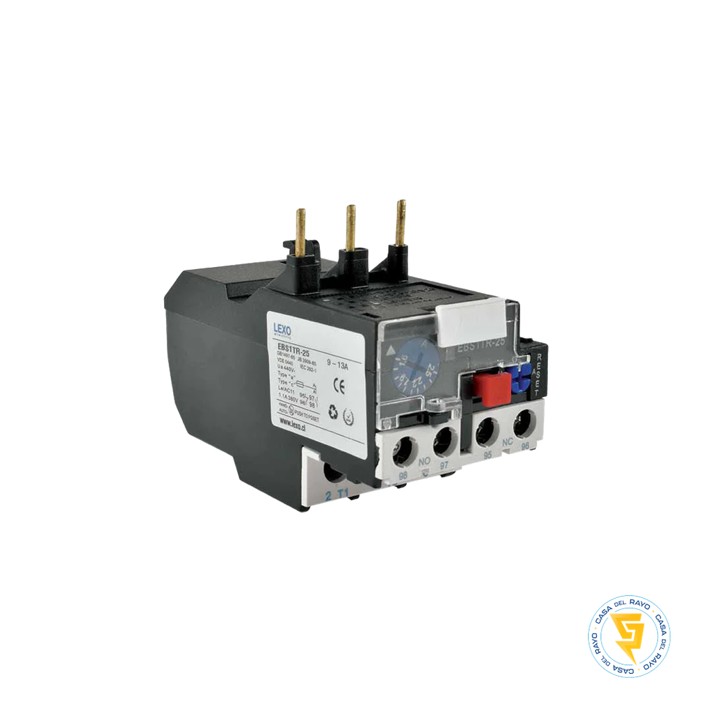 RELE TERMICO PARA CONTACTOR 9A - 13A LEXO