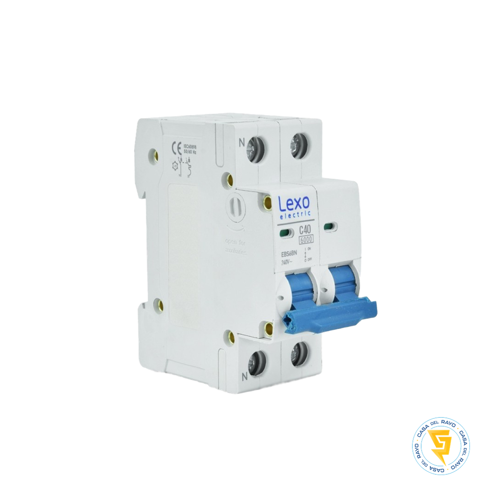 AUTOMATICO OMNIPOLAR 1P+N 40A LEXO CURVA C 6KA