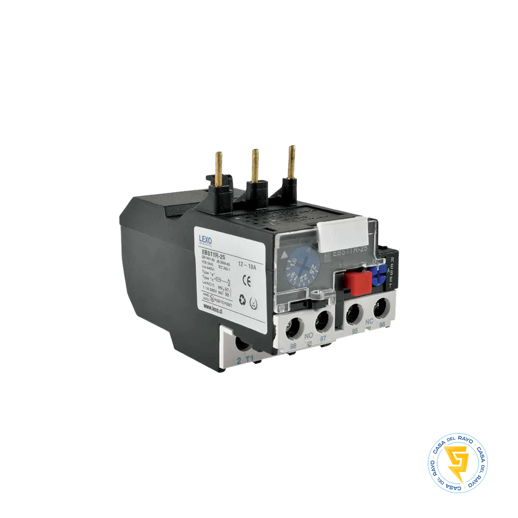 RELE TERMICO PARA CONTACTOR 12A - 18A LEXO