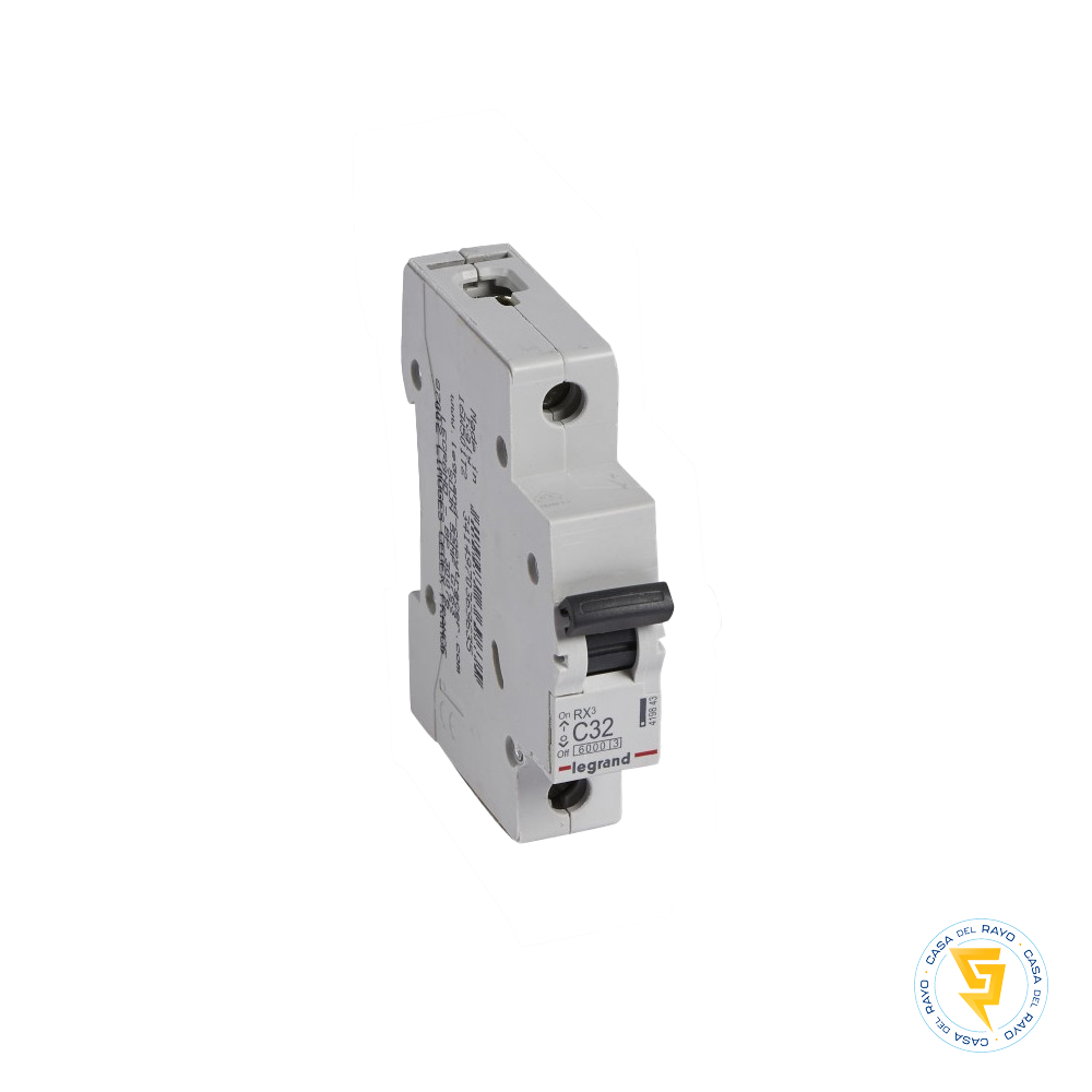 DISYUNTOR AUTOMATICO MONOFASICO 1X32A RX3 / CURVA C - 6K LEGRAND