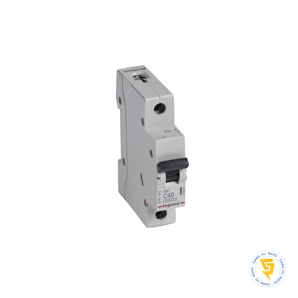 DISYUNTOR AUTOMATICO MONOFASICO 1X40A RX3 / CURVA C - 6K LEGRAND