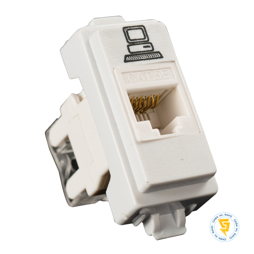 MODULO RJ45 CATEGORIA 5E ARIS BLANCO MEC