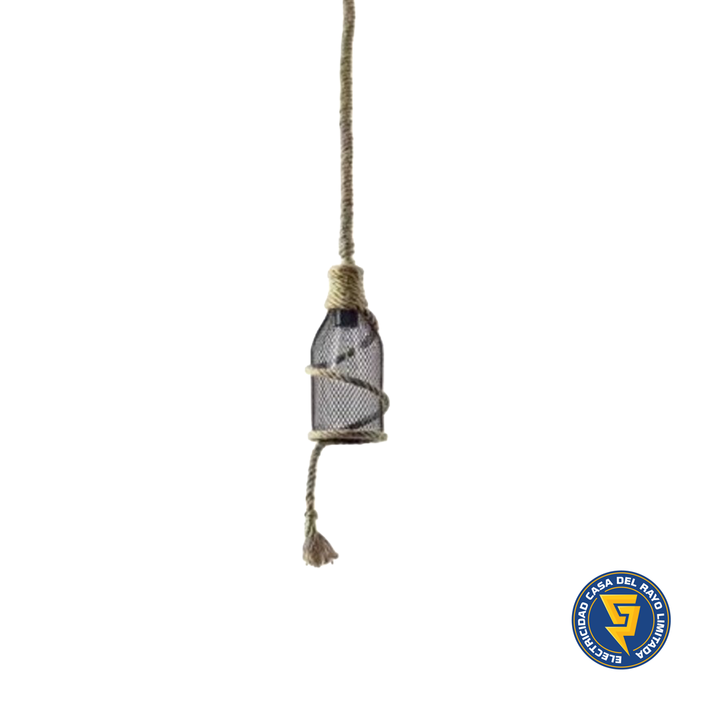 LAMPARA COLGANTE BOTELLA WANT 35805