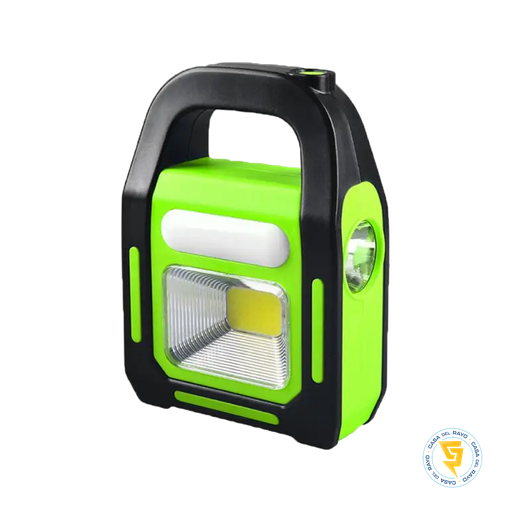 [HB-9707A-1] LINTERNA LED RECARGABLE USB/SOLAR 3W HURRY BOLT