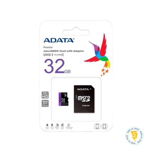 [AUSDH32GUICL10-RA1] MICRO SD 32GB CLASE 10 ADATA