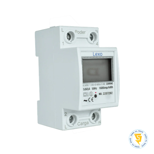 [7002040] ANALIZADOR DE RED 5(60A) RIEL DIN LEXO