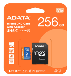 [AUSDX256GUICL10A1-RA] TARJETA DE MEMORIA MICRO SDXC 256GB ADATA