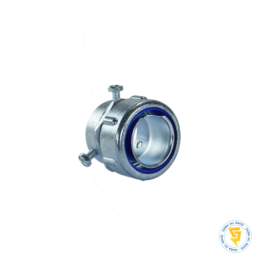 [2425020] CONECTOR PARA TUBERÍA EMT A FLEXIBLE METÁLICA 20MM