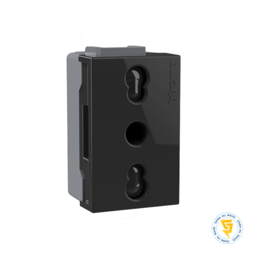 [AF2180EA] NOBILE MODULO ENCHUFE 10/16A ANTRACITA 2P+T
