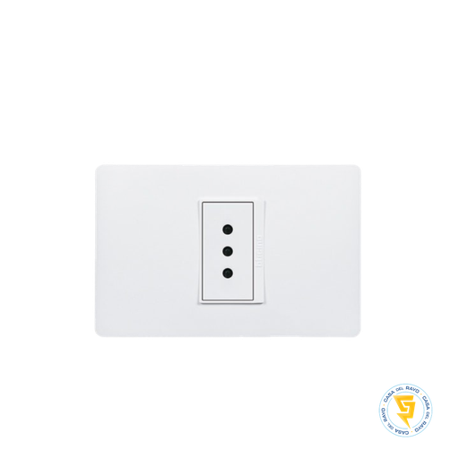 [PU1113] ENCHUFE SIMPLE 10A LUZICA BLANCO BTICINO