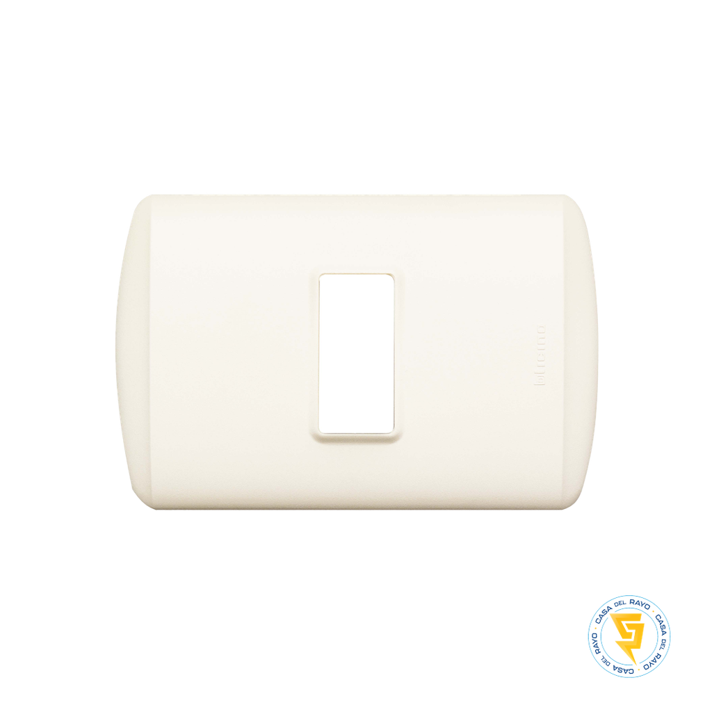 PLACA 1 MODULO MODUS PLUS BLANCO BTICINO | casadelrayo.cl