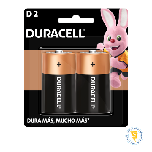 [146587] PACK 2 PILAS ALCALINA DURACELL TIPO D