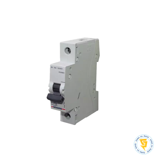 [FN81CEW25] INTERRUPTOR AUTOMATICO MONOFASICO 1X25A BTICINO  / CURVA C - 6K