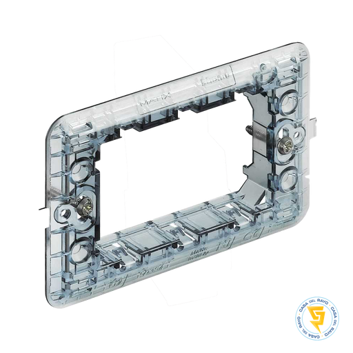 [503SB] SOPORTE PLASTICO 3 PUESTOS MATIX BTICINO