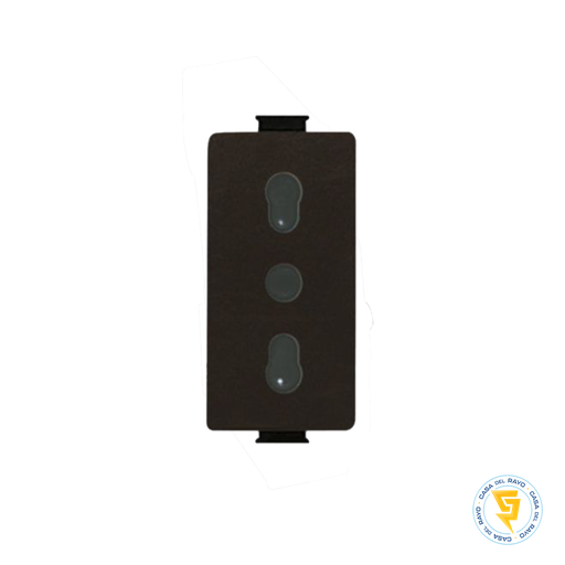 [AM5180CG] MODULO ENCHUFE 2P+T 10/16A MATIX COLOR GRIS BTICINO