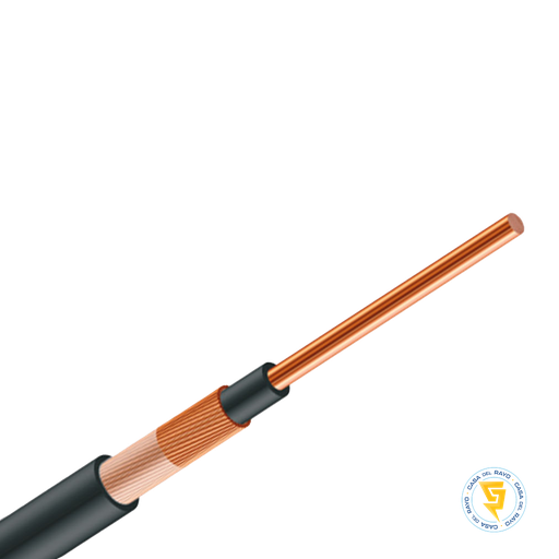 [0610131] CABLE AÉREO CONCENTRICO 2X4MM NEGRO